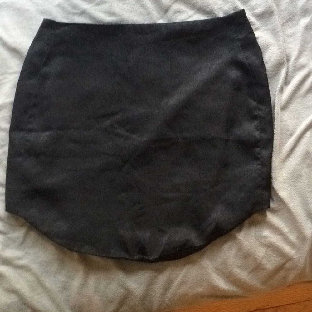 Urban Outfitters silky black skirt.